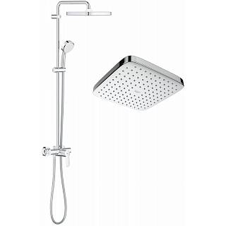 Душова система Tempesta Cosmopolitan 250 Cube зі змішувачем,  хром Grohe (26692000)