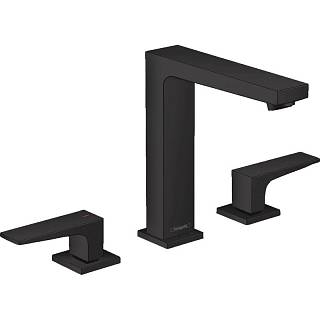 Змішувач для умивальника Metropol 160 Matt Black Hansgrohe (32515670)