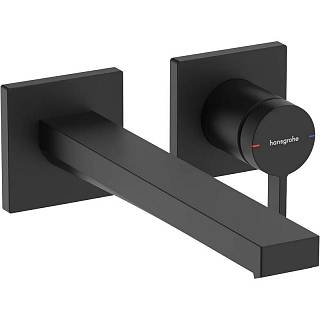 Смеситель Tecturis E 225 для умывальника из стены Matt Black Hansgrohe (73051670)