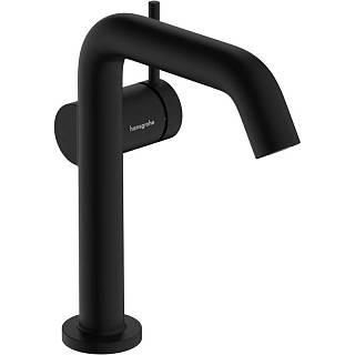 Смеситель Tecturis S 150 Fine CoolStart без донного клапана Matt Black Hansgrohe (73341670)
