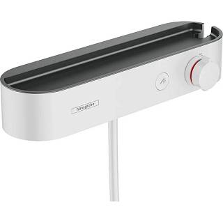 Термостат для душа ShowerTablet Select 412 мм,  Matt White Hansgrohe (24360700)