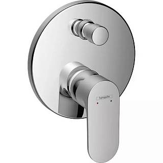 Смеситель для ванны/душа Rebris S,  скрытый монтаж,  наружная часть,  Chrome Hansgrohe (72466000)