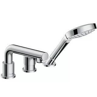 Смеситель для ванны Talis S врезной на 3 отверстия,  Chrome Hansgrohe (72417000)