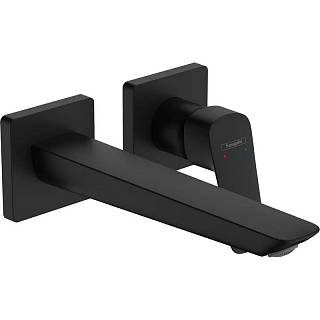 Смеситель для умывальника Logis Fine 205 со стены скрытого монтажа Matt Black Hansgrohe (71256670)