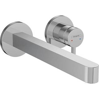 Змішувач для умивальника Finoris прихованого монтажу з виливом 225 мм Chrome Hansgrohe (76050000)