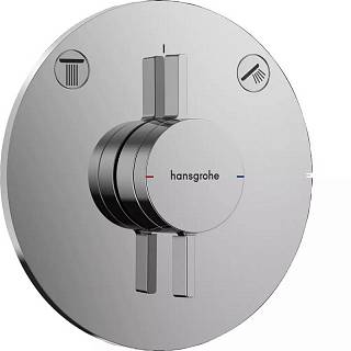 Змішувач прихованого монтажу DuoTurn S на 2 функції Chrome Hansgrohe (75418000)
