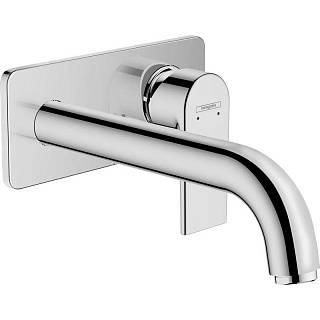 Настенный смеситель для умывальника Vernis Shape 205 мм Chrome Hansgrohe (71578000)