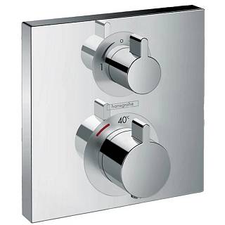 Термостат прихованого монтажу Ecostat Square 2 режиму Chrome Hansgrohe (15714000)