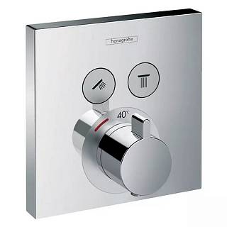Термостат для ванны ShowerSelect на 2 функции Chrome Hansgrohe (15763000)