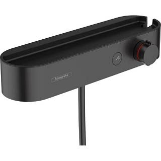 Термостатичний змішувач для душу ShowerTablet Select Matt Black Hansgrohe (24360670)