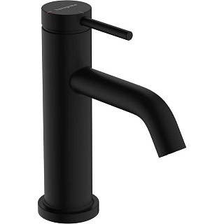 Смеситель для умывальника Tecturis S 80 CoolStart без донного клапана Matt Black Hansgrohe (73301670