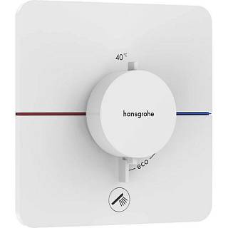 Термостат ShowerSelect Comfort Q HighFlow на 1 функцию Matt White Hansgrohe (15589700)