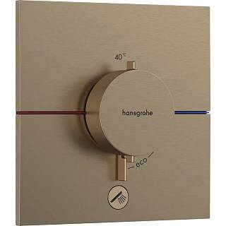Термостат ShowerSelect Comfort E HighFlow на 1 функцию Brushed Bronze Hansgrohe (15575140)
