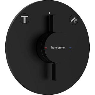 Смеситель скрытого монтажа DuoTurn S Matt Black Hansgrohe (75418670)
