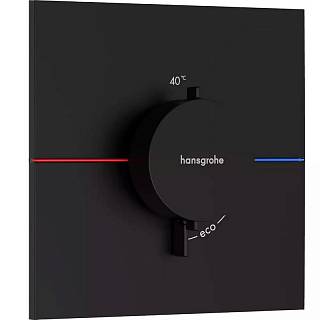 Термостат скрытого монтажа ShowerSelect Comfort E HighFlow Matt Black Hansgrohe (15574670)