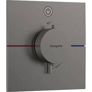 Термостат скрытого монтажа ShowerSelect Comfort E на 1 функцию Black Chrome Hansgrohe (15571340)