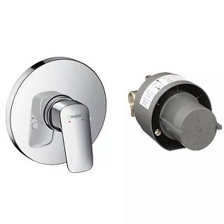 Смеситель для душа Logis из mini Ibox Chrome Hansgrohe (71666000)