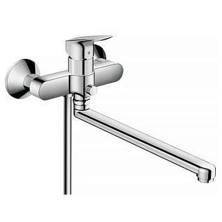 Смеситель для ванны Logis с длинным изливом Chrome Hansgrohe (71402000)