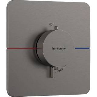 Термостат ShowerSelect Comfort Q HighFlow Brushed Black Chrome Hansgrohe (15588340)