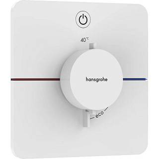 Термостат прихованого монтажу ShowerSelect Comfort Q на 1 функцію Matt White Hansgrohe (15581700)