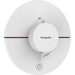 Термостат ShowerSelect Comfort S HighFlow на 1 функцію Matt White Hansgrohe (15562700)