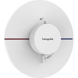 Термостат прихованого монтажу ShowerSelect Comfort S HighFlow Matt White Hansgrohe (15559700)