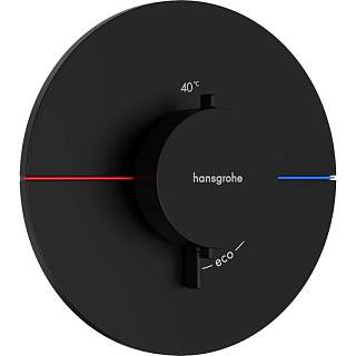 Термостат для душа ShowerSelect Comfort S HighFlow Matt Black Hansgrohe (15559670)