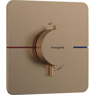 Термостат на 1 потребитель ShowerSelect Comfort Q для душа Brushed Bronze Hansgrohe (15588140)