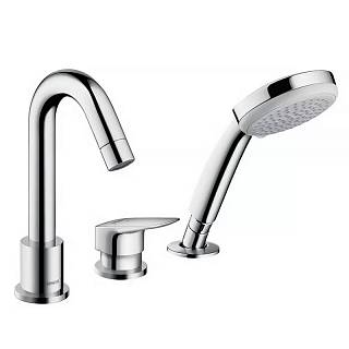 Змішувач для ванни Logis на 3 отвори Chrome Hansgrohe (71313000)
