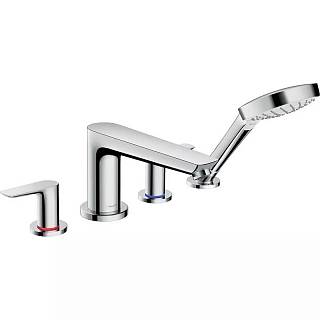 Змішувач для ванни Talis E на 4 отвори Chrome Hansgrohe (71748000)