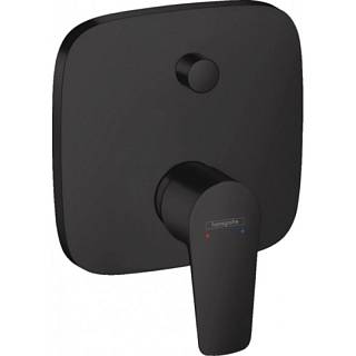 Змішувач для ванни та душу Talis E прихованого монтажу Matt Black Hansgrohe (71745670)