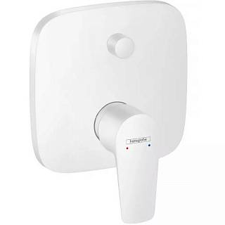 Змішувач для ванни та душу Talis E прихованого монтажу Matt White Hansgrohe (71745700)