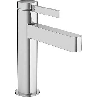 Смеситель для умывальника Finoris 110 с донным клапаном push-open Matt Black Hansgrohe (76020670)