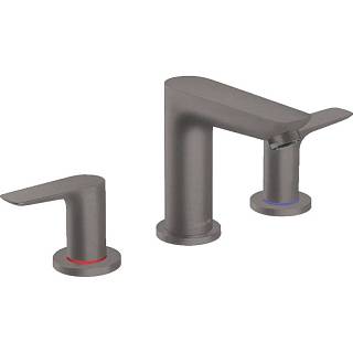 Смеситель для умывальника Talis E на 3 отверстия,  Chrome Hansgrohe (71733340) Black Chrome