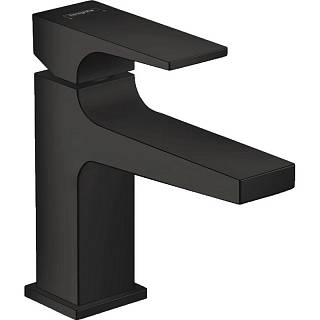 Змішувач для умивальника Metropol 100 із донним клапаном push-open,  Matt Black Hansgrohe (32500670)