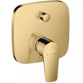 Змішувач для ванни та душу Talis E прихованого монтажу Polished Gold Optic Hansgrohe (71745990)