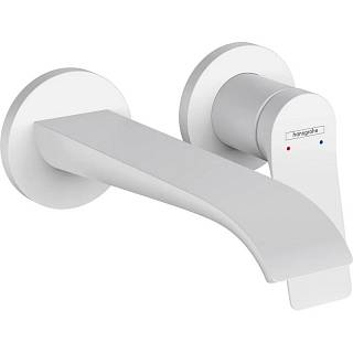 Смеситель для умывальника Vivenis 195 со стены,  Matt White Hansgrohe (75050700)