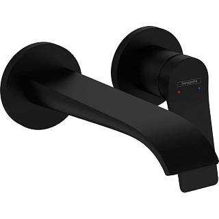 Змішувач для умивальника настінний Vivenis прихованого монтажу Matt Black Hansgrohe (75050670)