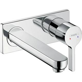 Смеситель для умывальника Metris S скрытый монтаж,  Chrome Hansgrohe (31163000)