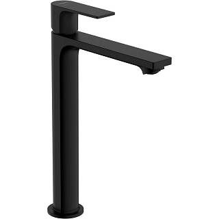 Змішувач для умивальника Rebris E 240 CoolStart із д/к pop-up,  Matt Black Hansgrohe (72581670)
