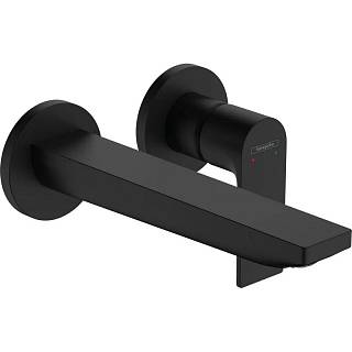 Смеситель для умывальника Rebris E со стены,  Matt Black Hansgrohe (72568670)