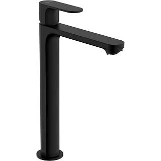 Змішувач для умивальника Rebris S 240 CoolStart із д/к pop-up,  Matt Black Hansgrohe (72580670)
