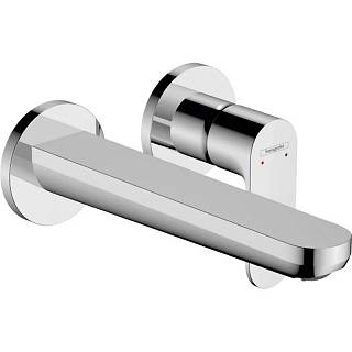 Смеситель для умывальника Rebris S со стены,  скрытый монтаж 200мм,  Chrome Hansgrohe (72528000)
