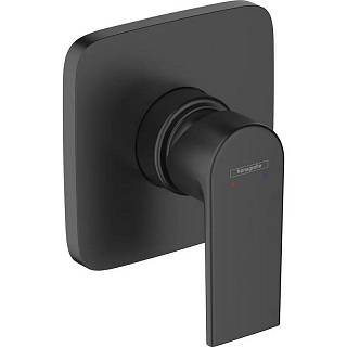 Змішувач для душа Vernis Shape прихованого монтажу 117/117 Matt Black Hansgrohe (71658670)