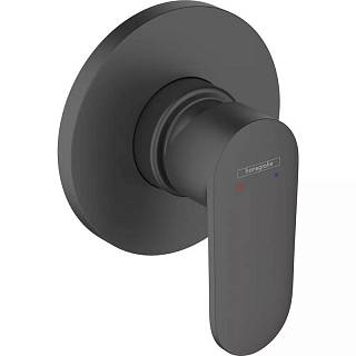 Змішувач для душа Vernis Blend прихованого монтажу D110 Matt Black Hansgrohe (71649670)