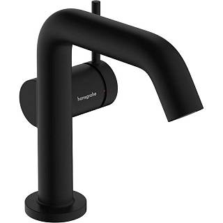 Змішувач для умивальника Tecturis S 110 Fine CoolStart з Push open,  Matt Black Hansgrohe (73320670)