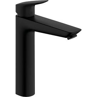 Змішувач для умивальника Logis 190 без донного клапана,  Matt Black Hansgrohe (71091670)
