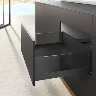 AvanTech YOU Комплект боковин Inlay H=187,  L=400мм,  антрацит (9353298) Hettich