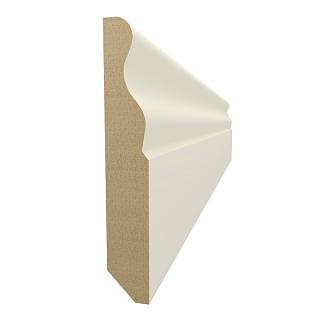 Плинтус MDF AGT SPR-7008 730 Кремовый шелк Soft Touch 2800х100х16 мм (уп. 8 шт.)