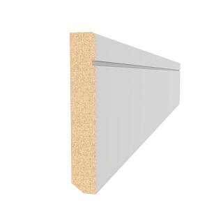 Плинтус MDF AGT SPR-7029 3001 Светло-серый супер-мат 2800х100х16 мм (уп. 6 шт.)